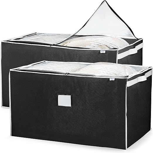 ZOBER Jumbo Storage Bag Organizer (2 Pack) Large Capacity