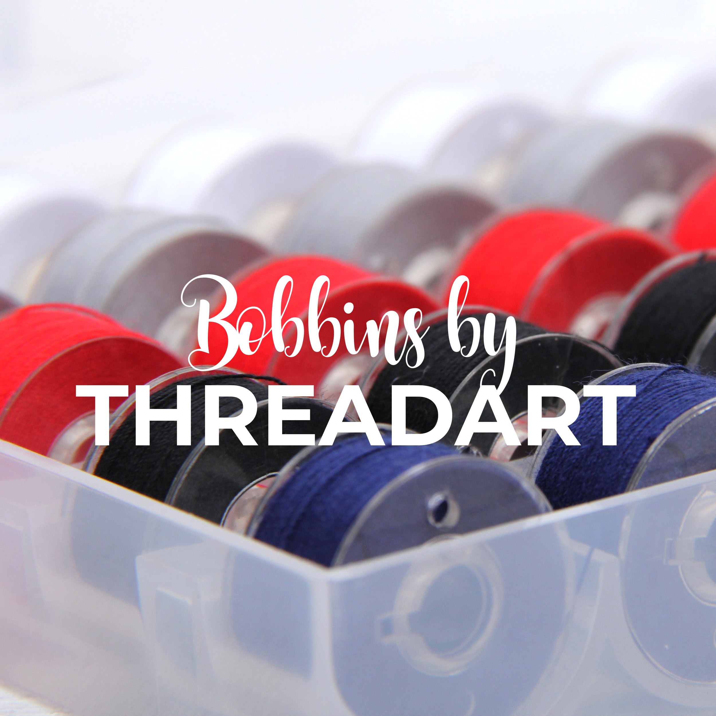 ThreadArt 25 piezas bobinas preenhebradas hilo blanco miniatura 6