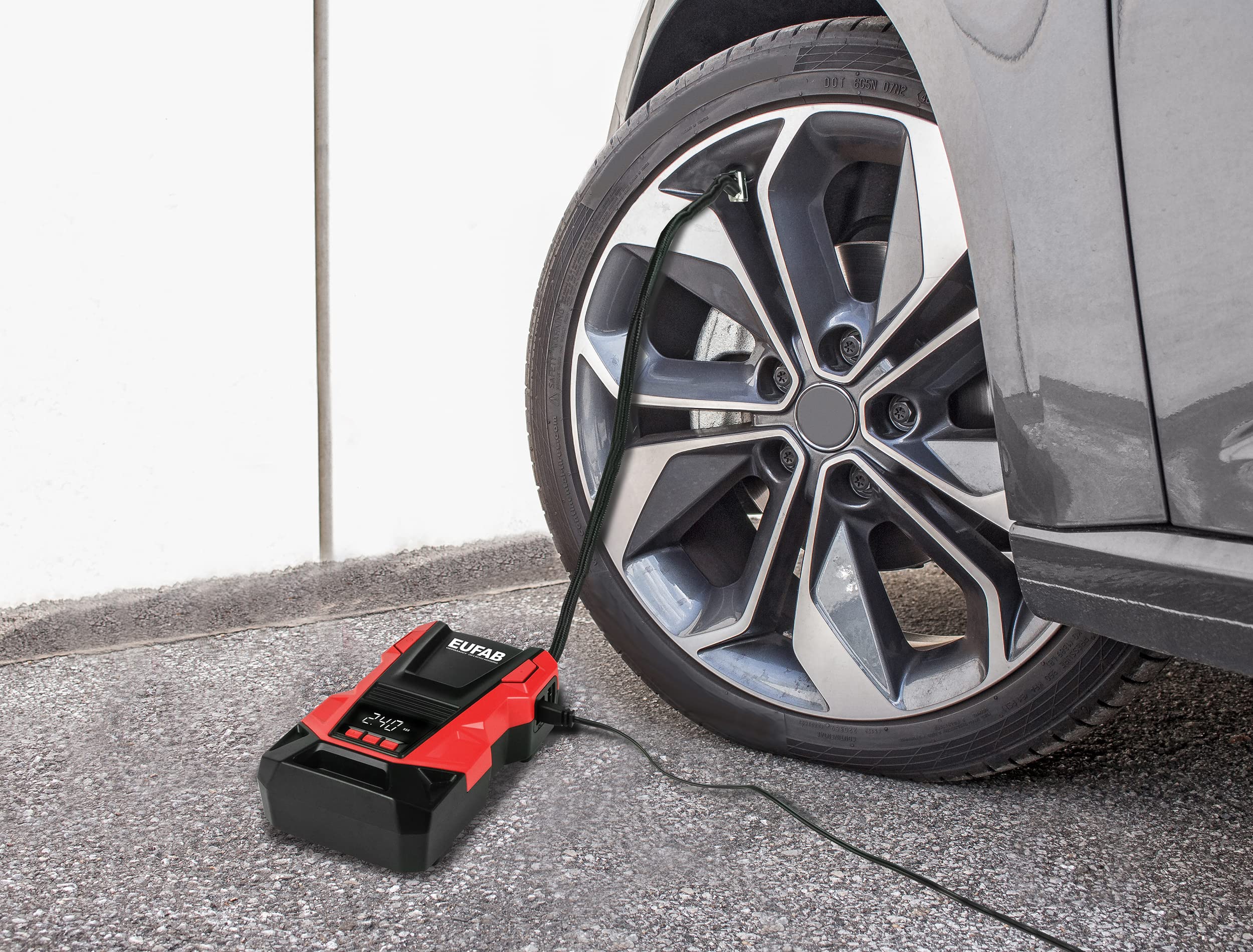 EUFAB Compressore Dual Power, 10 Bar, 12 V / 230 V. | Compressori, Utensili Pneumatici A Prezzi Molto Vantaggiosi | Elektronik - Foto 6