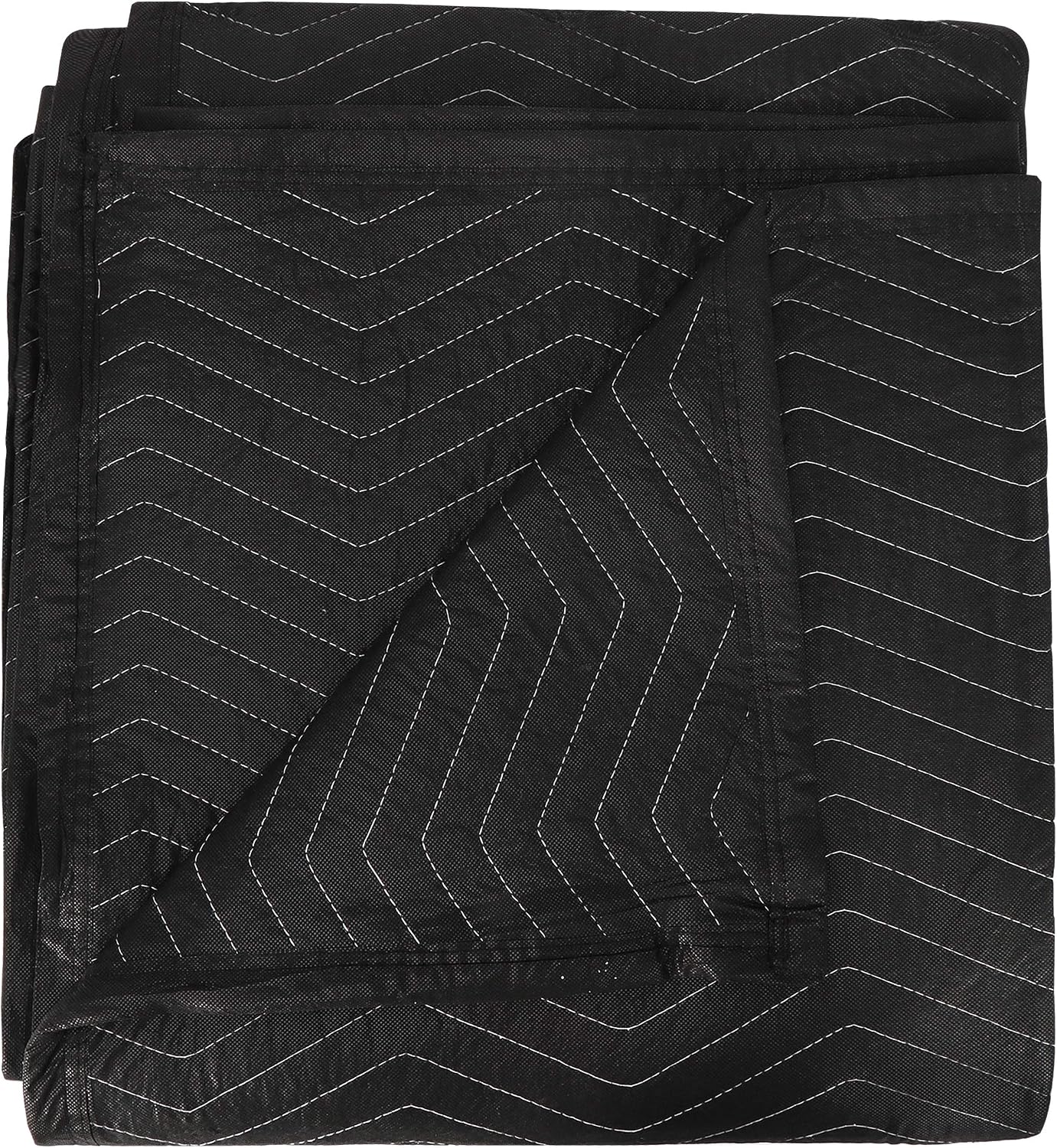 Moving Packing Blankets 12 Pack, Professional Quilted Shipping Furniture Pads Equipment, 80 x 72 Inches (65 lb/dz)