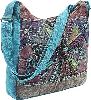 KHUSI Handmade, Cotton messenger style shoulder bags for women.