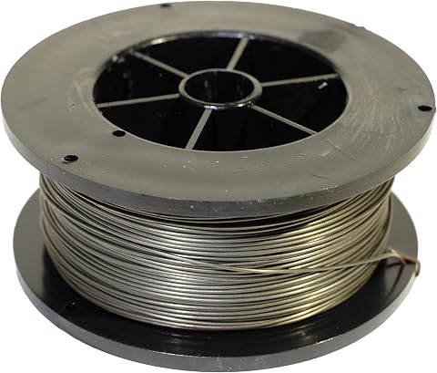 PR1035 - Bobina de hilo de acero inoxidable para soldadura, MIG-MAG, diámetro 0,8 mm, 400 g