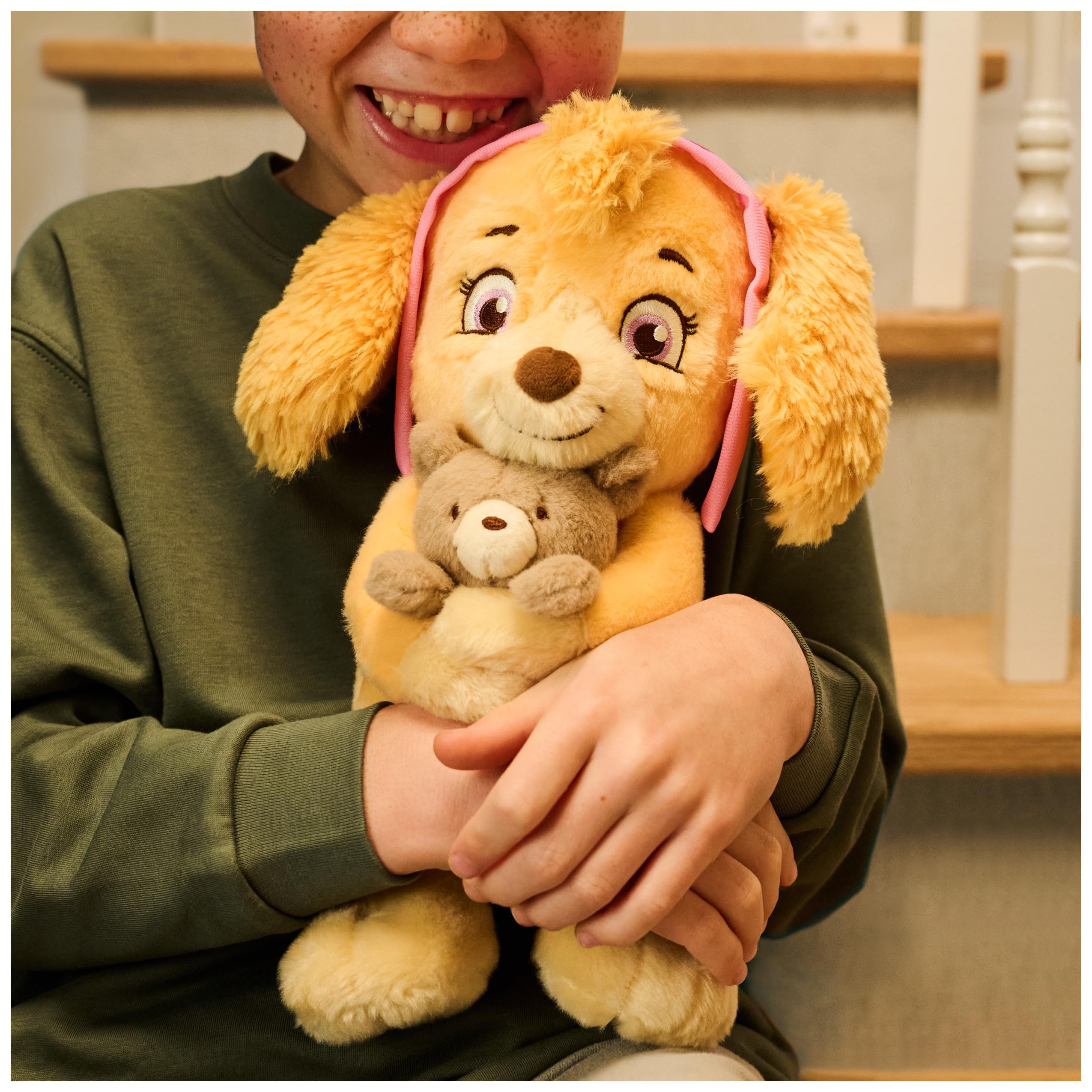 Paw Patrol GUND Skye z misiem Kai, oficjalna pluszowa zabawka Skye, pies wypchany dla dzieci od 1 roku życia, 24 cm