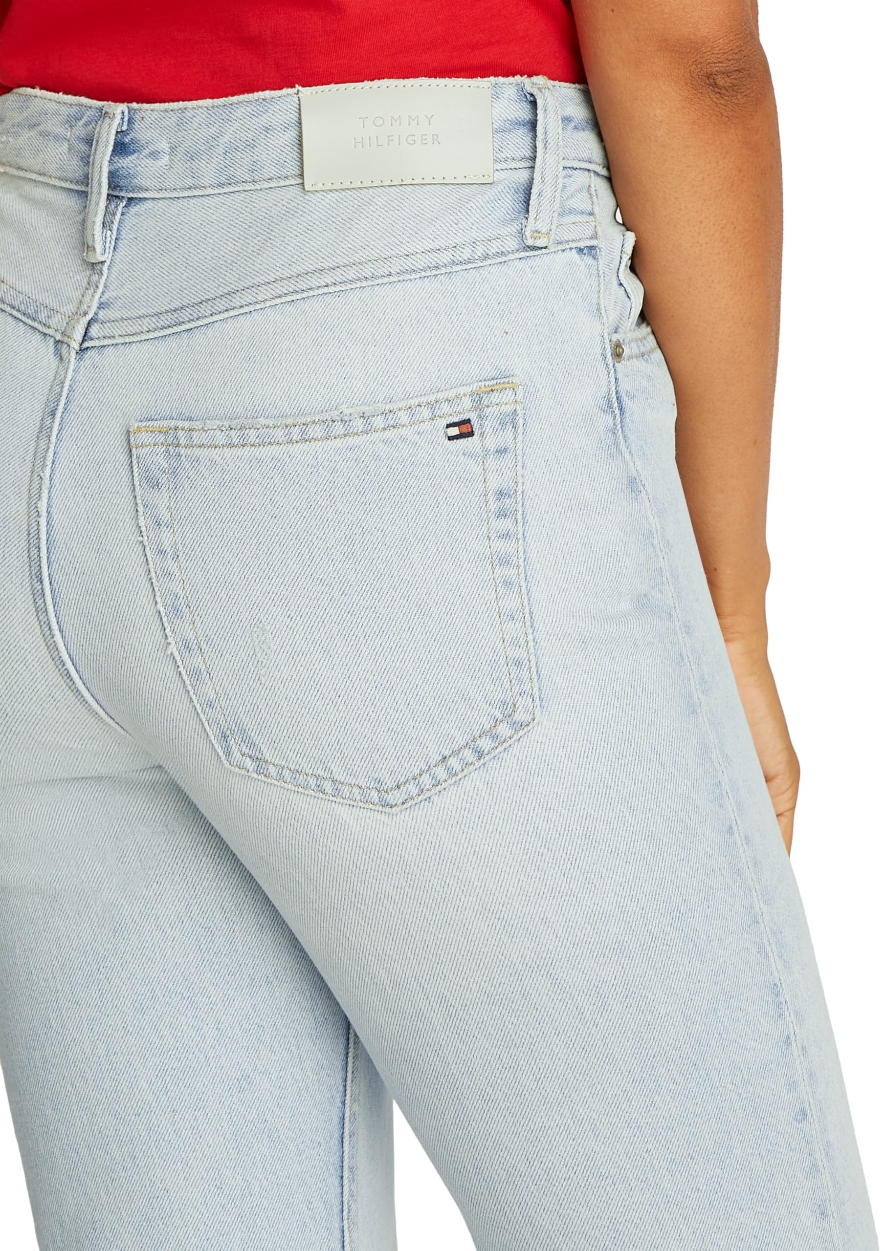 Tommy Hilfiger Classic Straight Hw A Sky Ww0ww44371 - Klasyczny prosty HW A SKY WW0WW44371 Kobiety