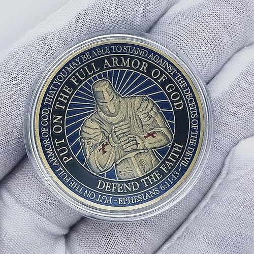 Miniatura 7 de Ponte la armadura completa de Dios Moneda de desafío Efesios 611-13 Regalo inspirador