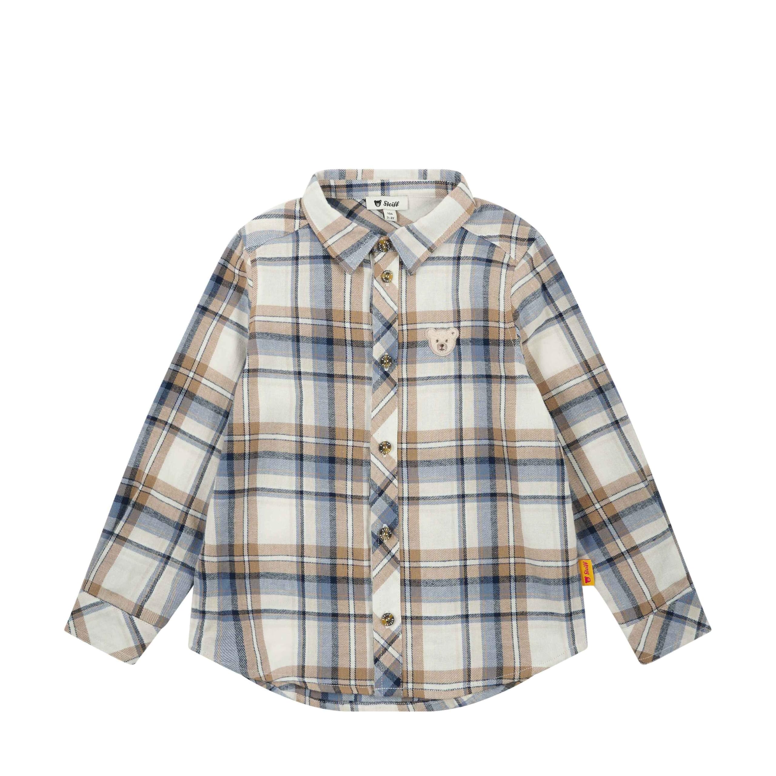 Steiff Jungen Langarm Hemd