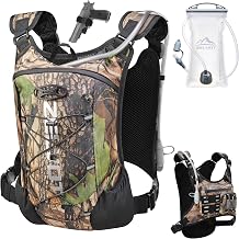Running Vest with 2L Water Bladder, Hydration Backpack, U.S. Design Patent, Lightweight Hydration Pack with Gear Holder, Reflective Chest Pack for Men Women