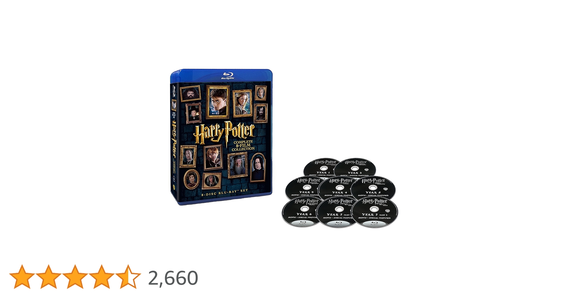 Amazon.co.jp: ハリー・ポッター 8-Film ブルーレイセット (8枚