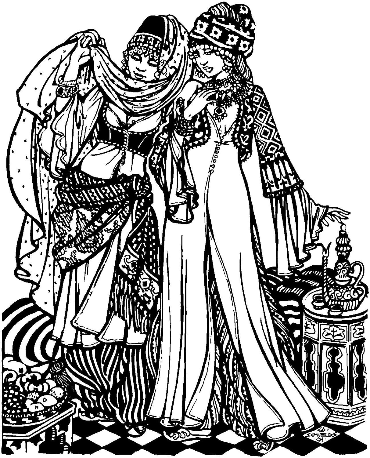 Folkwear Turkish Dancer Outfit Dancing Corset Jacket Bolero Top #108 Sewing Pattern (Pattern Only)