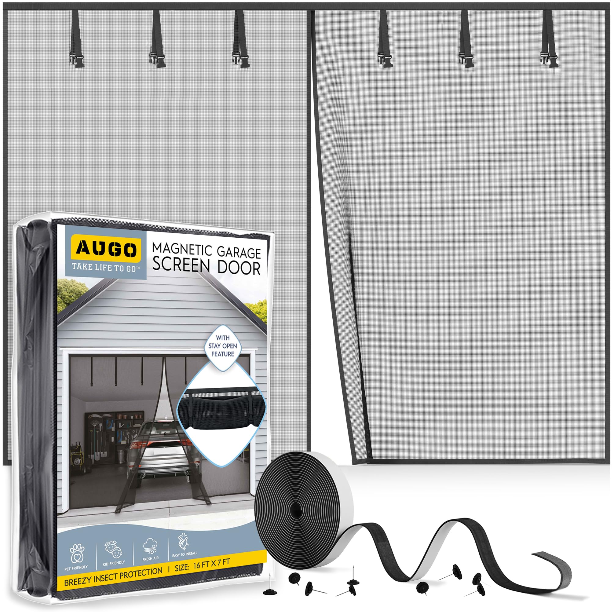 AUGO 16x7FT Garage Screen