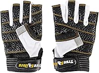 Vista 7 de MRX BOXING & FITNESS Guantes de navegación pegajosos Palm Gripy Guante Yachting Kayak Dinghy Pesca Dedo Corto Multicolor (Negro/Blanco/Naranja, XL)