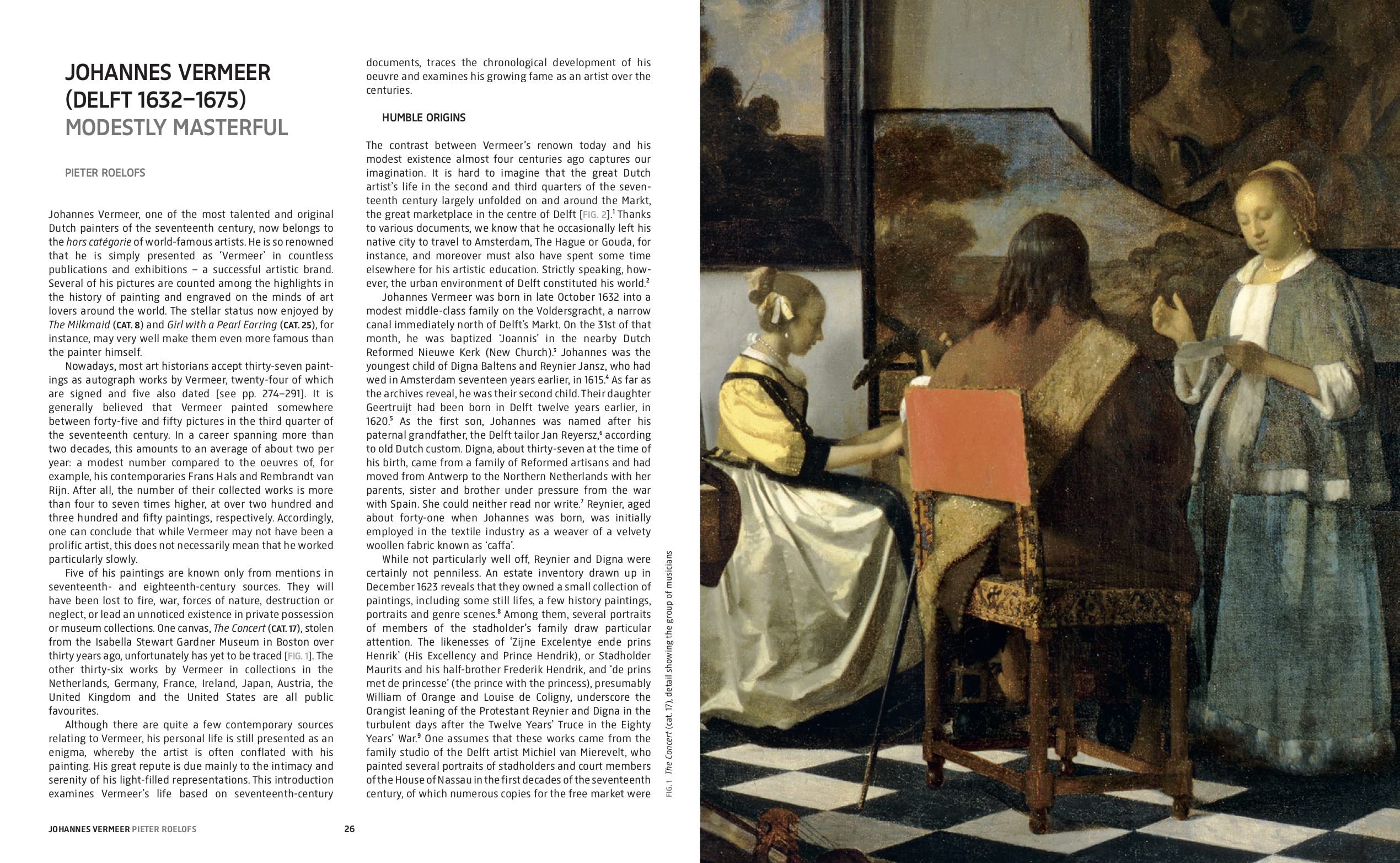 Johannes Vermeer -The Rijksmuseum's Exhibition Catalogue /anglais: The Rijksmuseum's forthcoming major exhibition catalogue