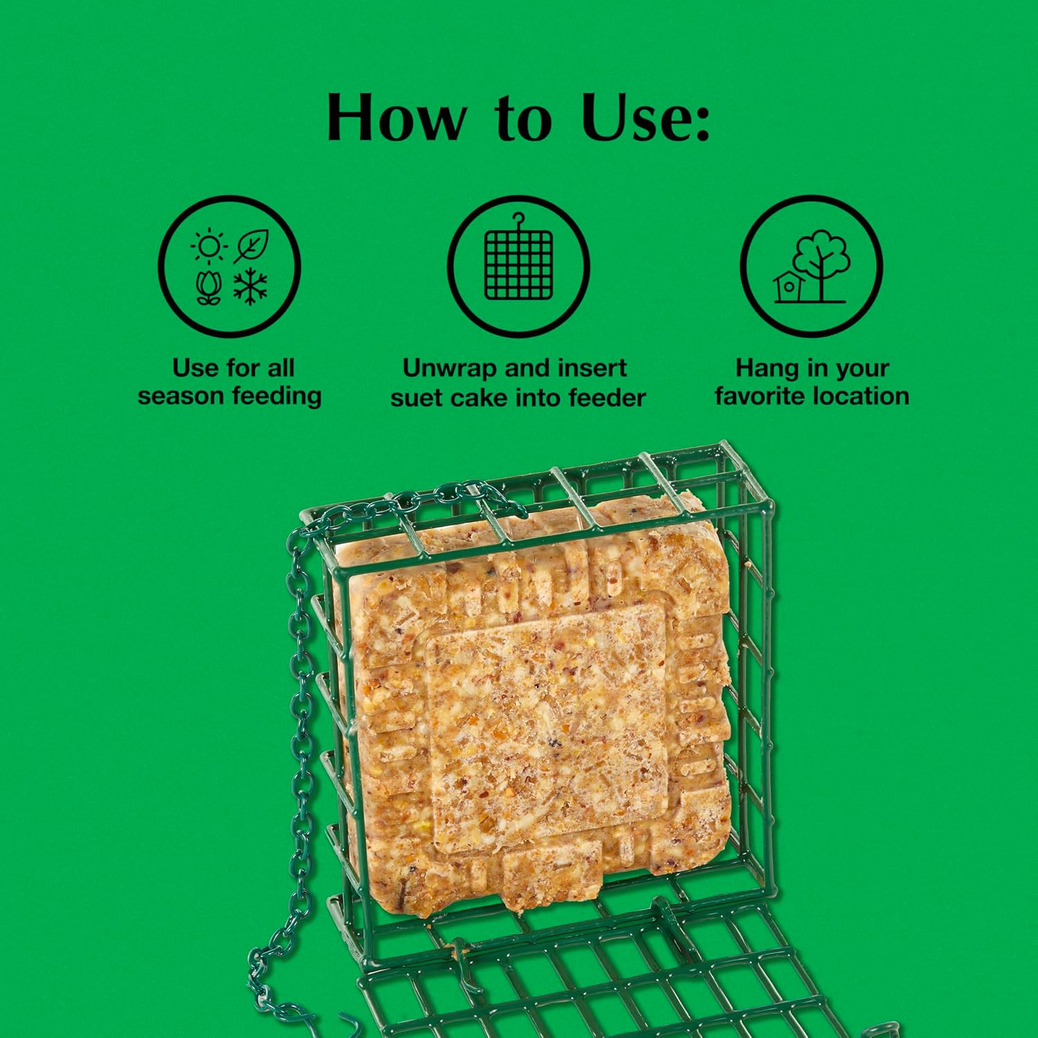 C&S EZ Fill Suet Basket, Suet Feeder for Wild Birds, 8 Ounces image 5