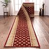 Well Woven Custom Size Hallway Stair Runner - Choose Your Custom Length - Noble Sarouk Ivory Oriental 27 Inch Wide x 2 Feet Long Runner (27 x 2') Traditional Floral Carpet