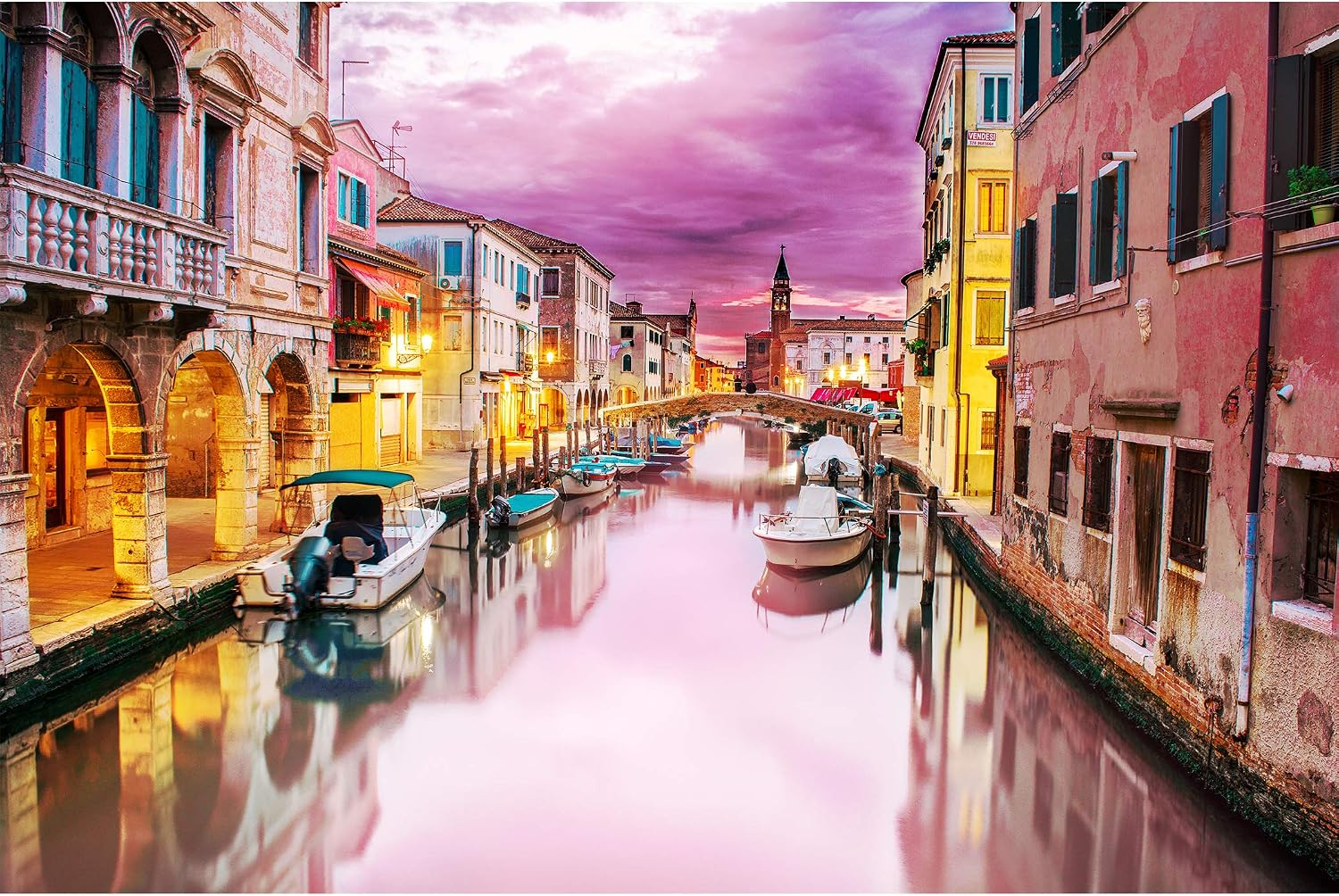 Tektalk Jigsaw Puzzles for Adults 1000 Piece, Jigsaw Puzzles 1000 Pieces for Adults and Kids as Educational Games, Family Entertainment or Home Decoration (Idyllic Venice)