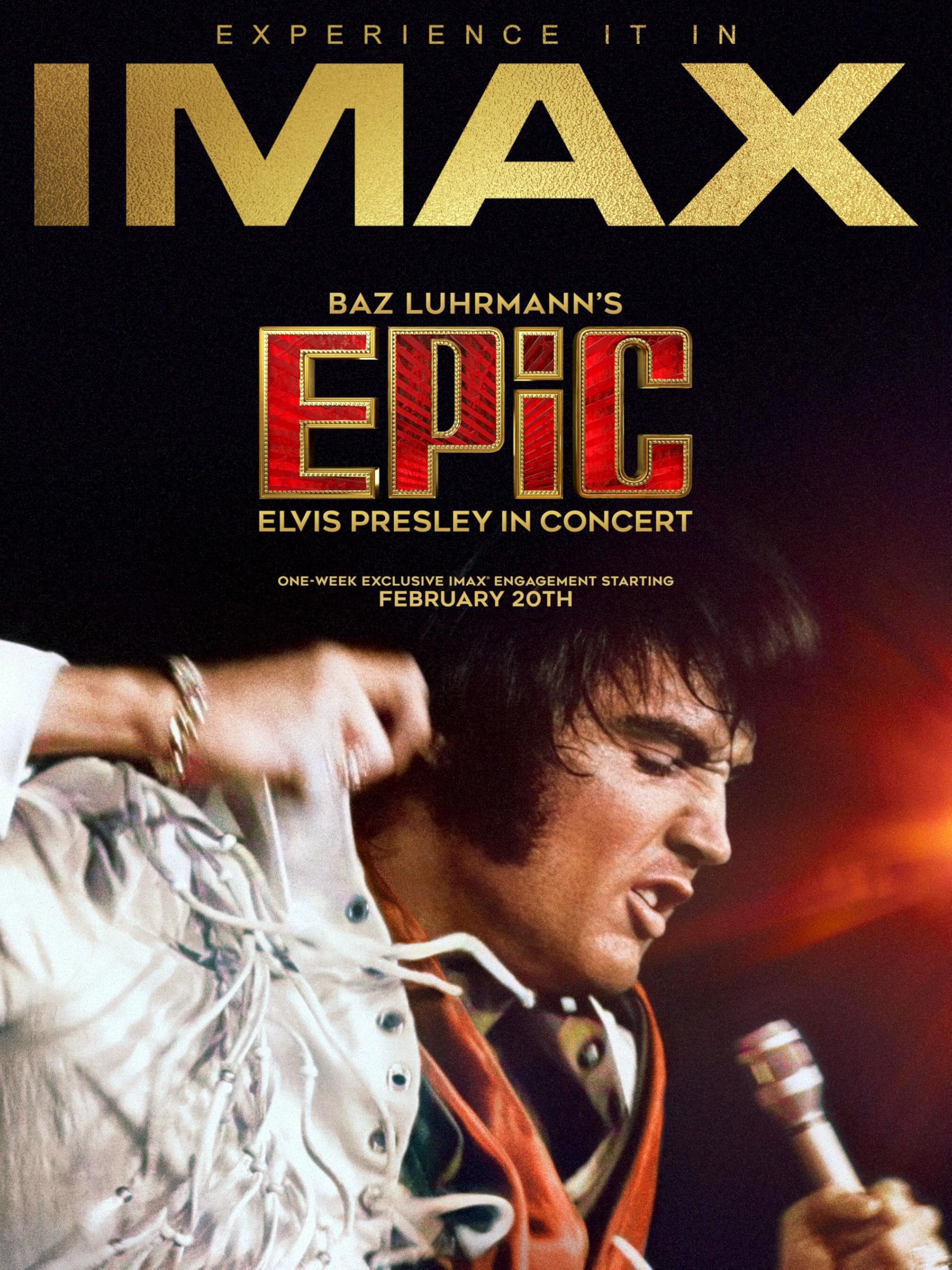 Postercinema Epic Elvis Presley In Concert Poster 30 x 40 cm