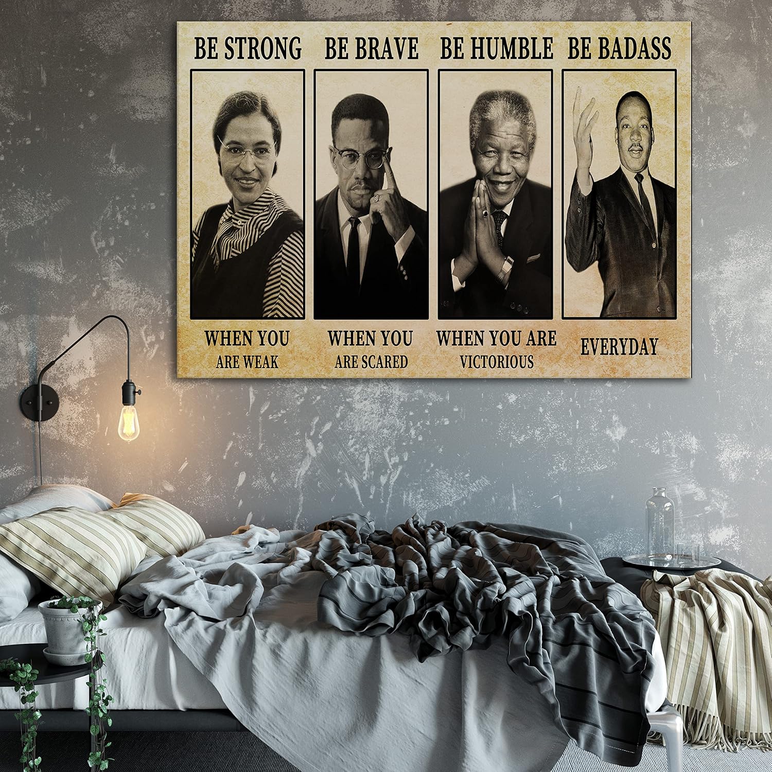 Buy African American Wall Art Black History Posters for Classroom Be