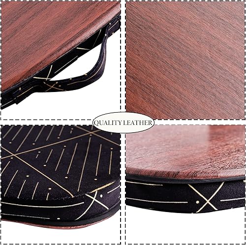 Miniatura 6 de Jasenna Escritorio para laptop de regazo  Escritorio portátil con cojín de almohada se adapta a laptop de hasta 156 pulgadas para estudiantes de