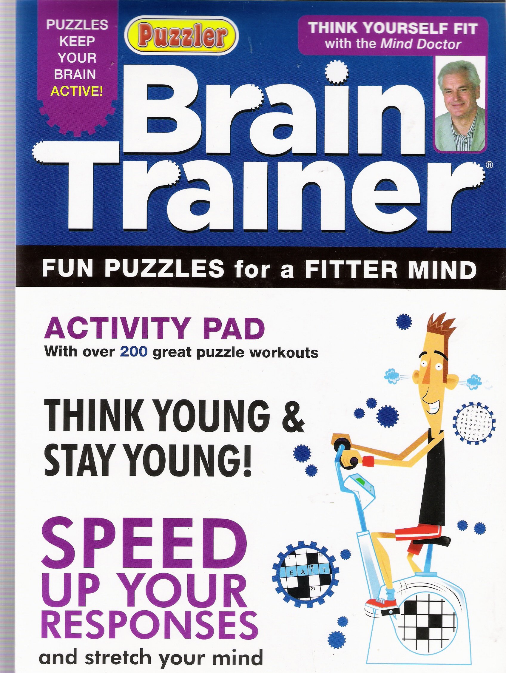 Brain Trainer Activity Pad (Blue)