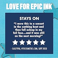 Vista 8 de NYX PROFESSIONAL MAKEUP Epic Ink Liner, delineador líquido impermeable, negro, fórmula vegana