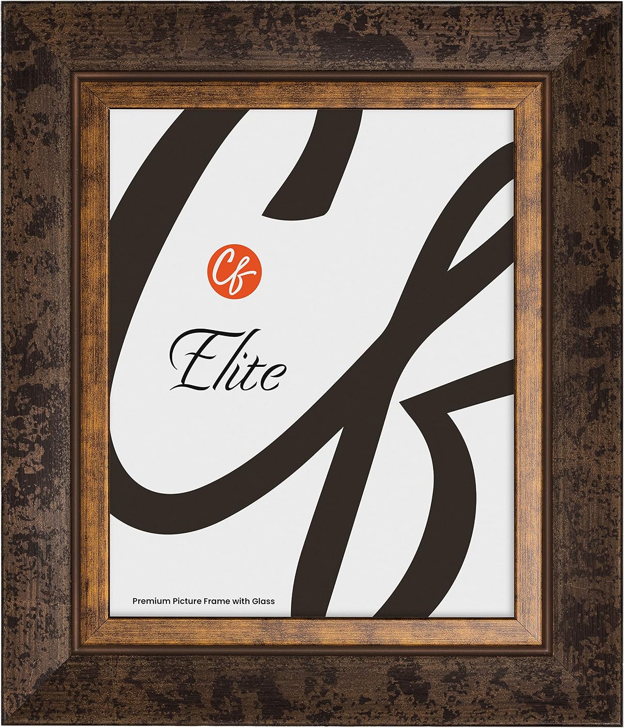 Craig Frames Elite Element, 16x20 Picture Frame With Glass, Roman Gold