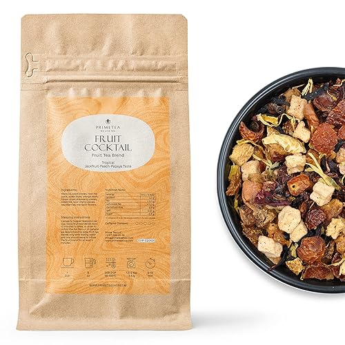 Miniatura 6 de Prime Tea Pera crujiente exquisita fruta tisana, hojas sueltas orgánicas de primera calidad, deliciosa mezcla de té de hierbas, natural y vegano,