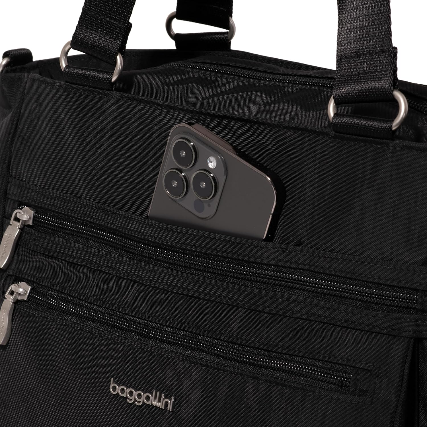 Baggallini Modern Everyday Shopper Tote - 15.3" x11.6” Tote Bag for Women - Lightweight Work Travel Carry On Bag - Image 10