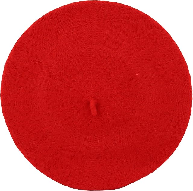 Craze London Womens French Style Berets 100% Quality Ladies Girls Hats One Size Fits All Classic Solid Color Wool Berets