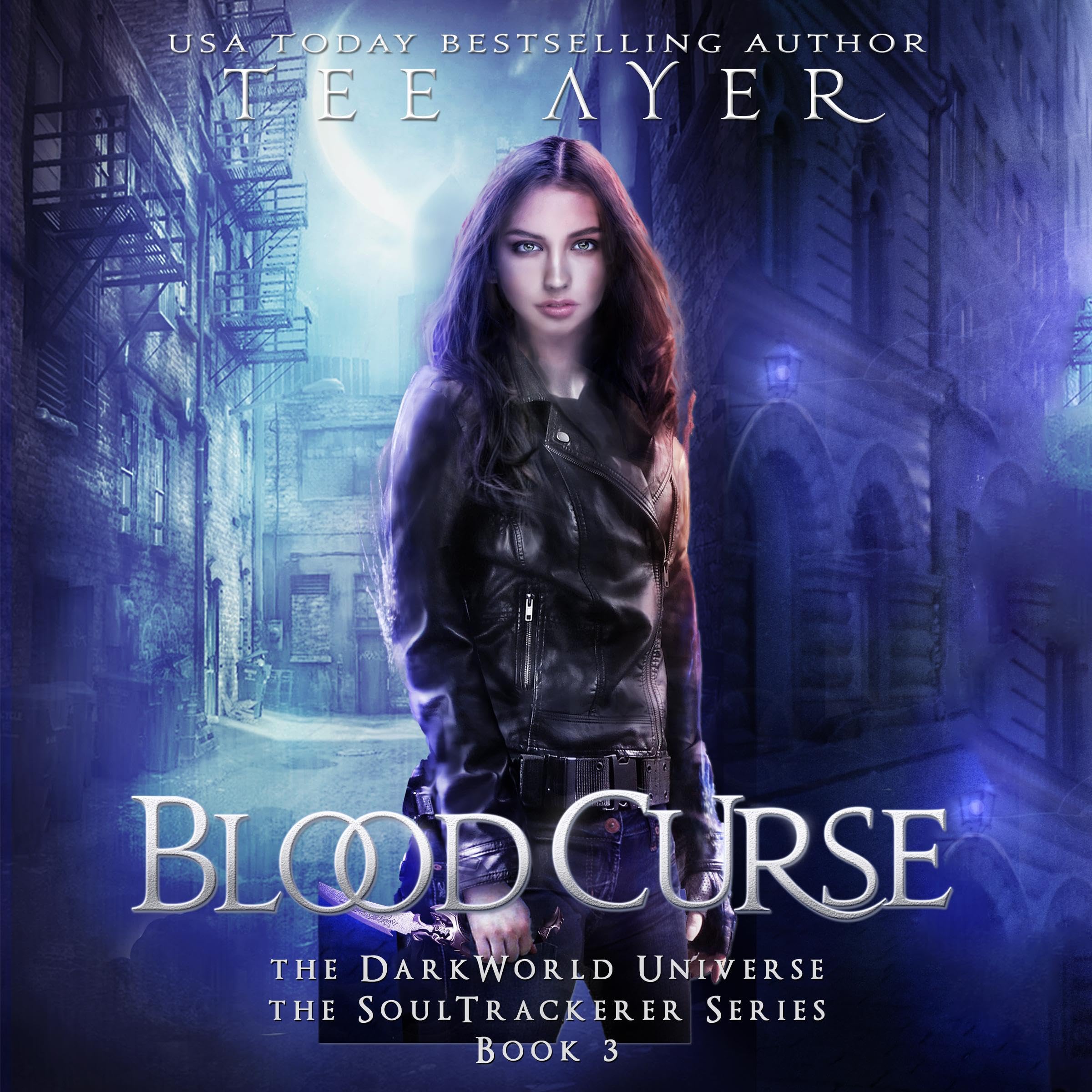 Cover art for Blood Curse: DarkWorld: SoulTracker, Book 3