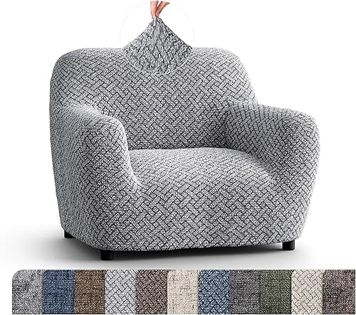 Miniatura 20 de PAULATO BY GA.I.CO. Funda para silla – Funda elástica para sillón – Funda de sillón para mascotas y niños – Fundas suaves para silla – Protector de