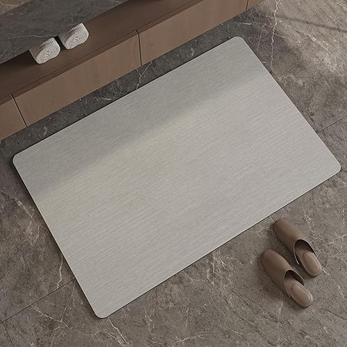 Miniatura 15 de Alfombra de Baño, Goma Antideslizante de Secado Rápido Absorbente Alfombras de Baño Delgadas que Caben Debajo de la Puerta Alfombras de Piso de