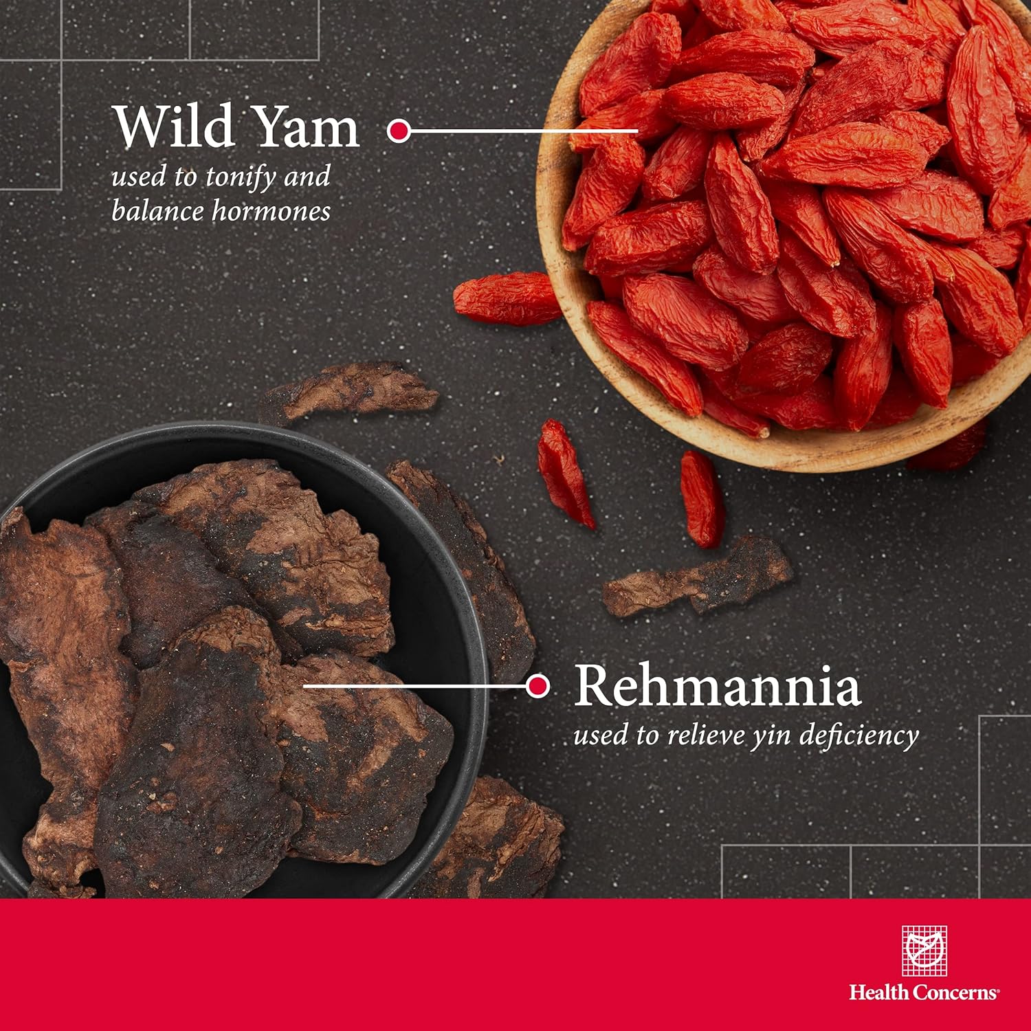 Health Concerns Nine Flavor Tea – Immune Support, Kidney Support & Lymphatic Health – Chinese Herbal Supplement for Oral Health, Night Sweats, Blurred Vision – 90 Capsules - Image 3