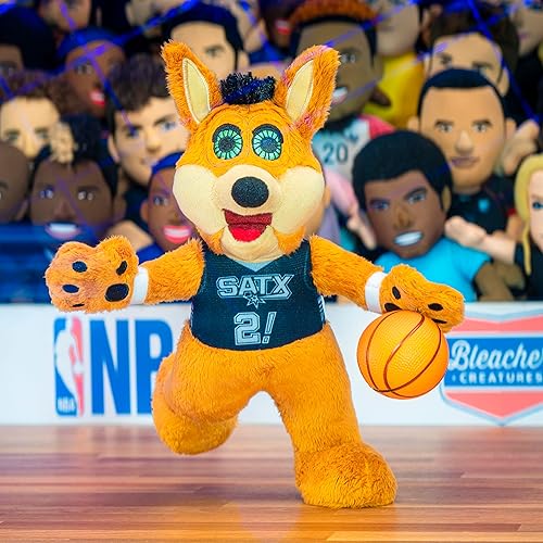 Miniatura 4 de Bleacher Creatures San Antonio Spurs Coyote - Figura de peluche de mascota de la NBA de 10 pulgadas, una mascota para jugar o exhibir