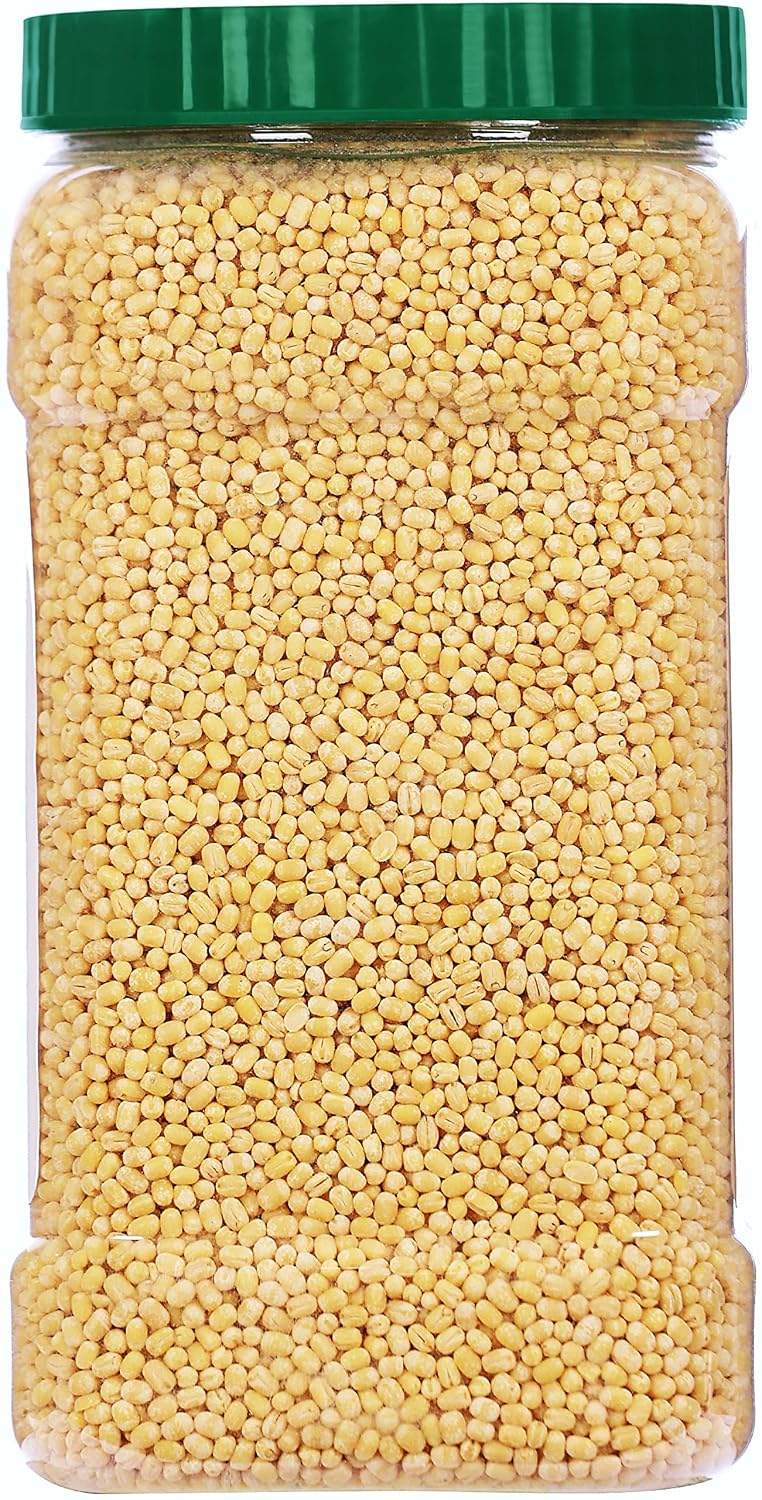 Rani Organic Urid/Urad Whole Gota (Matpe Beans Skinless) Indian Lentils 64oz (4lbs) 1.81kg Bulk PET Jar ~ All Natural | Vegan | Gluten Friendly | NON-GMO | Indian Origin | USDA Certified Organic