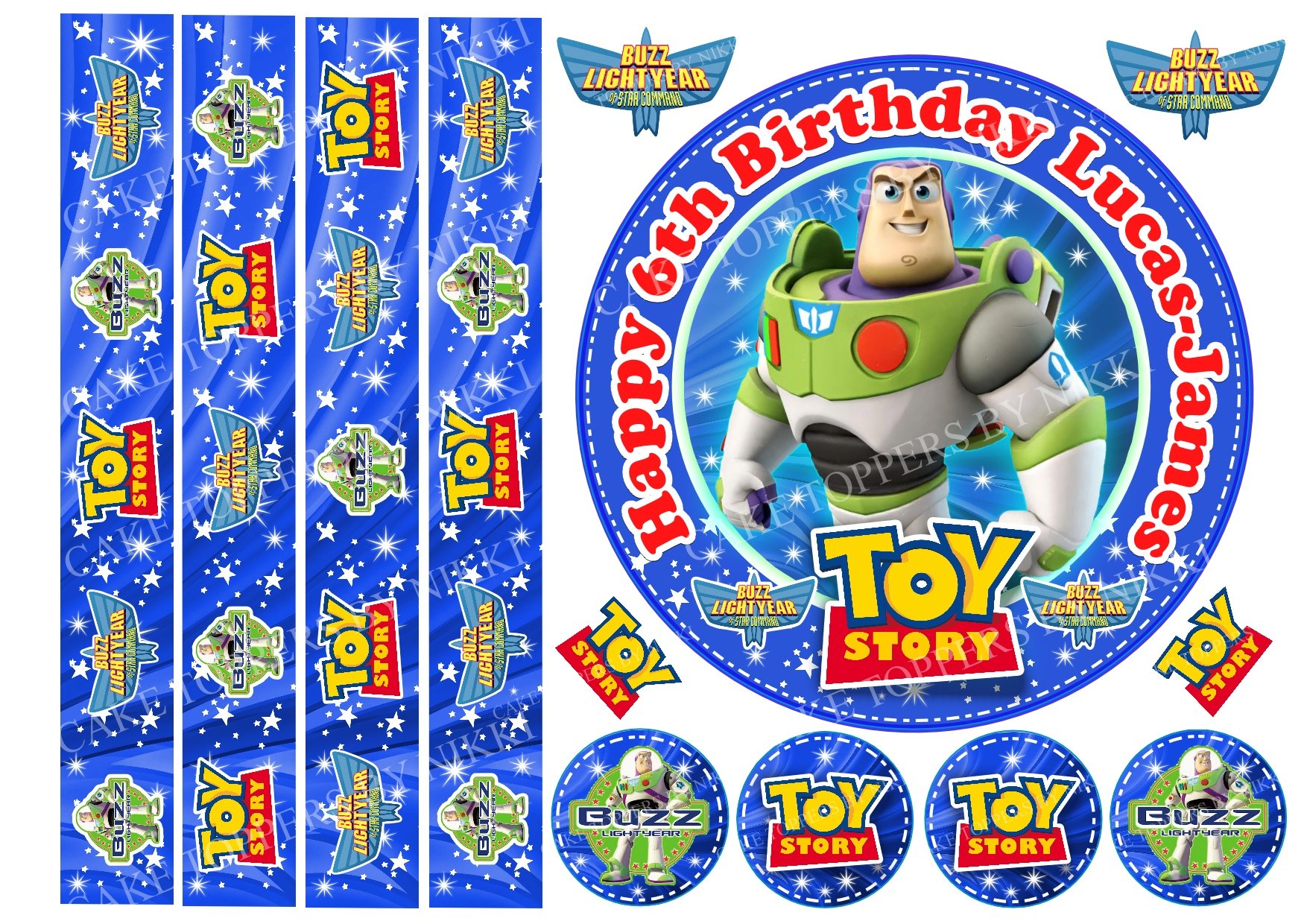 EDIBLE BUZZ LIGHTYEAR TOY STORY 6