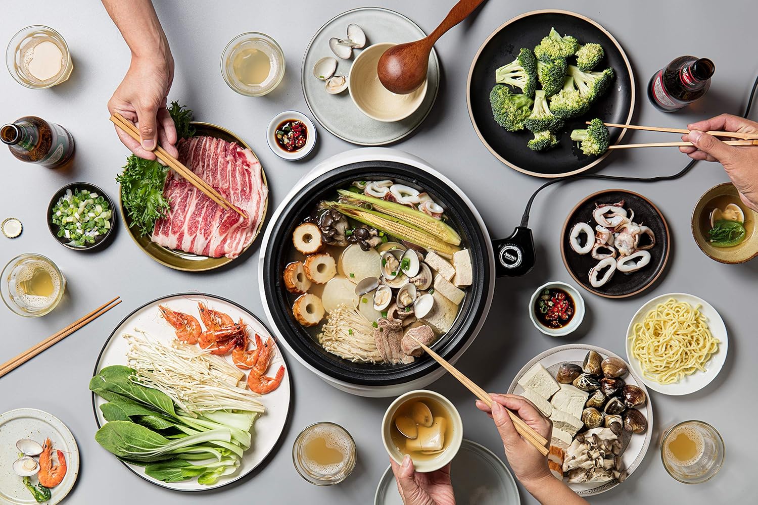 Promo 40% OFF Aroma Housewares ASP-137B Grillet 3Qt. 3-in-1 Cool-Touch Electric Indoor Grill Portable, Dishwasher Safe, with 10 in. Nonstick Pan & Tempered Glass Lid, Black