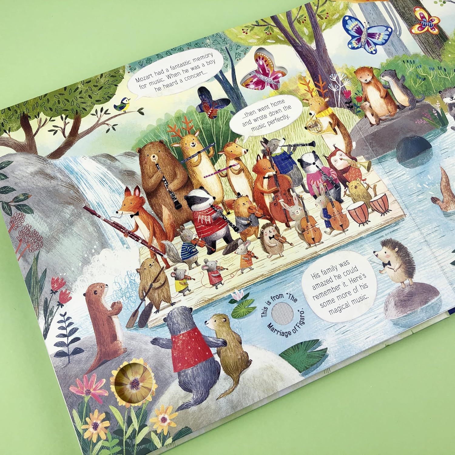 The Animal Orchestra Plays Mozart: A Beautiful Interactive Sound Book About Classical Music for Young Readers (Musical Books, 1)