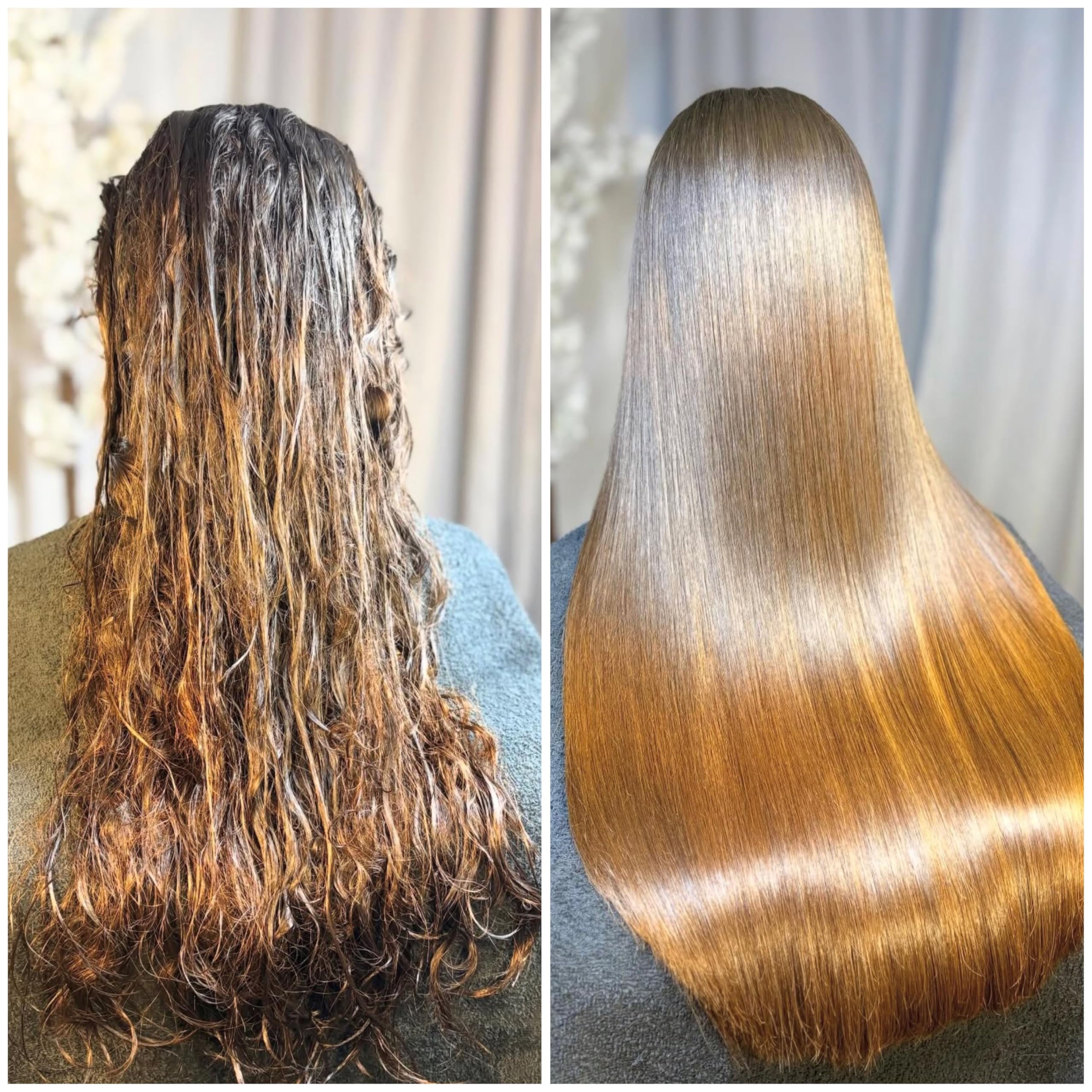 Lissage Express - Tenue jusqu’à 1 an - Lissage Brésilien Professionnel Sans Rinçage – Cheveux Lisses Rapidement en peu d'étapes – Sans Formol - Formule enrichie en actifs hautement nutritifs - 300ml
