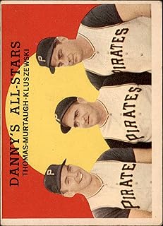 1959 Topps # 17 Danny's All-Stars Frank Thomas / Ted Kluszewski / Danny Murtaugh Pittsburgh Pirates (Baseball Card) Dean's...