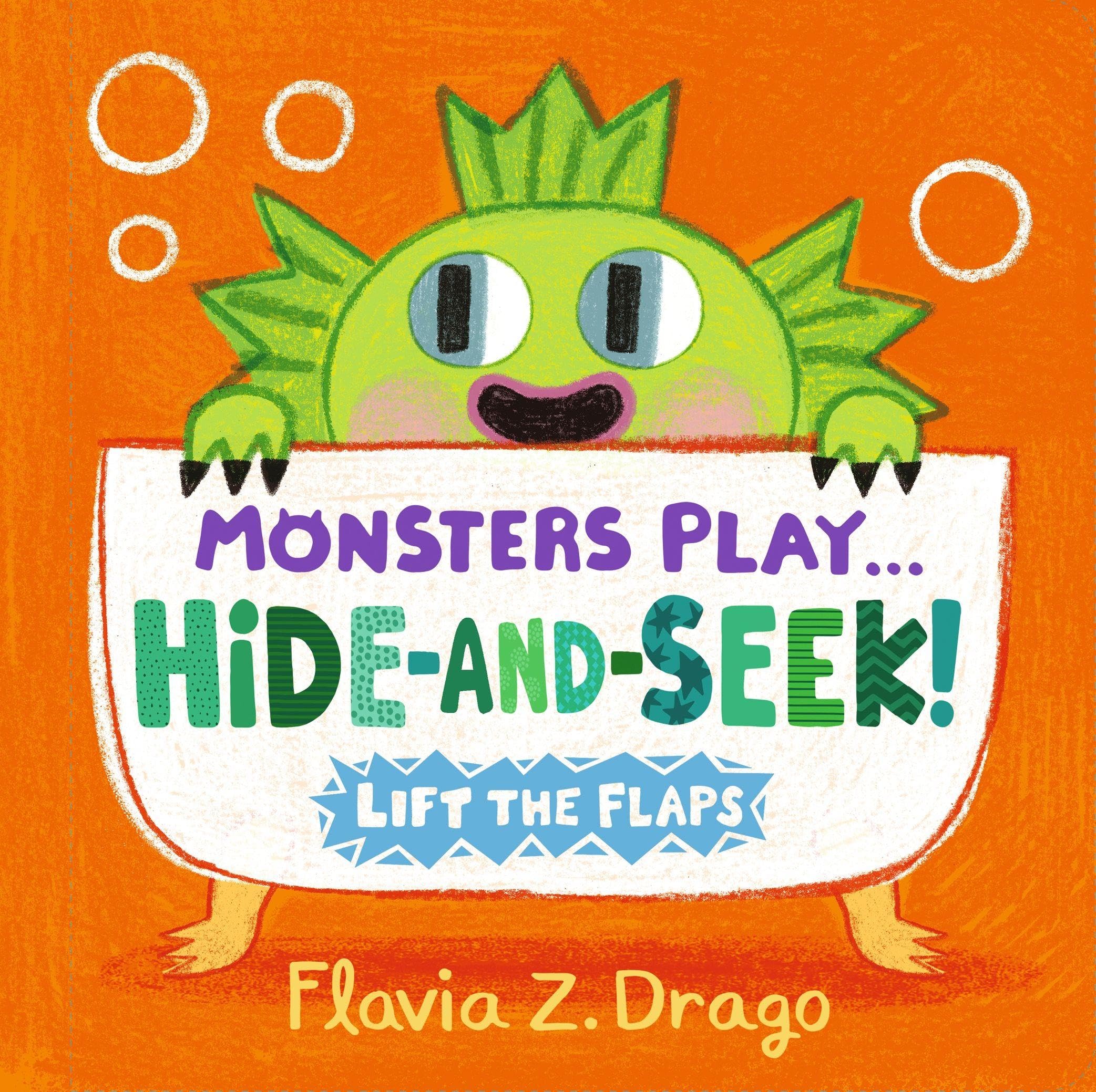 Monsters Play... Hide-and-Seek!: A lift-the-flap Halloween board book from the World of Gustavo, perfect for babies and toddlers