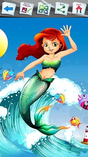 Mermaid Coloring Book