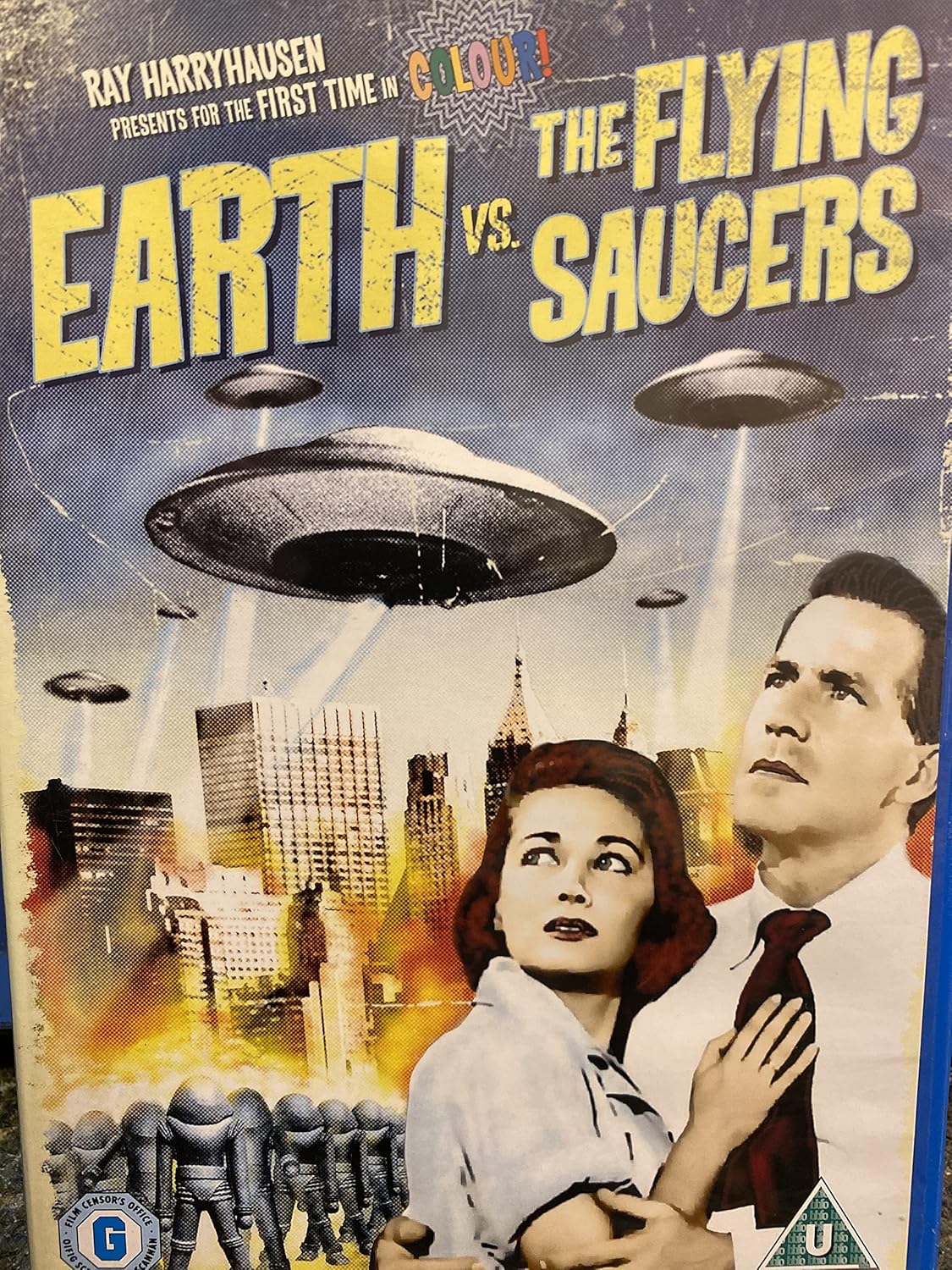 Earth Vs. Flying Saucers Amazon.co.uk Marlowe, Hugh DVD & Bluray