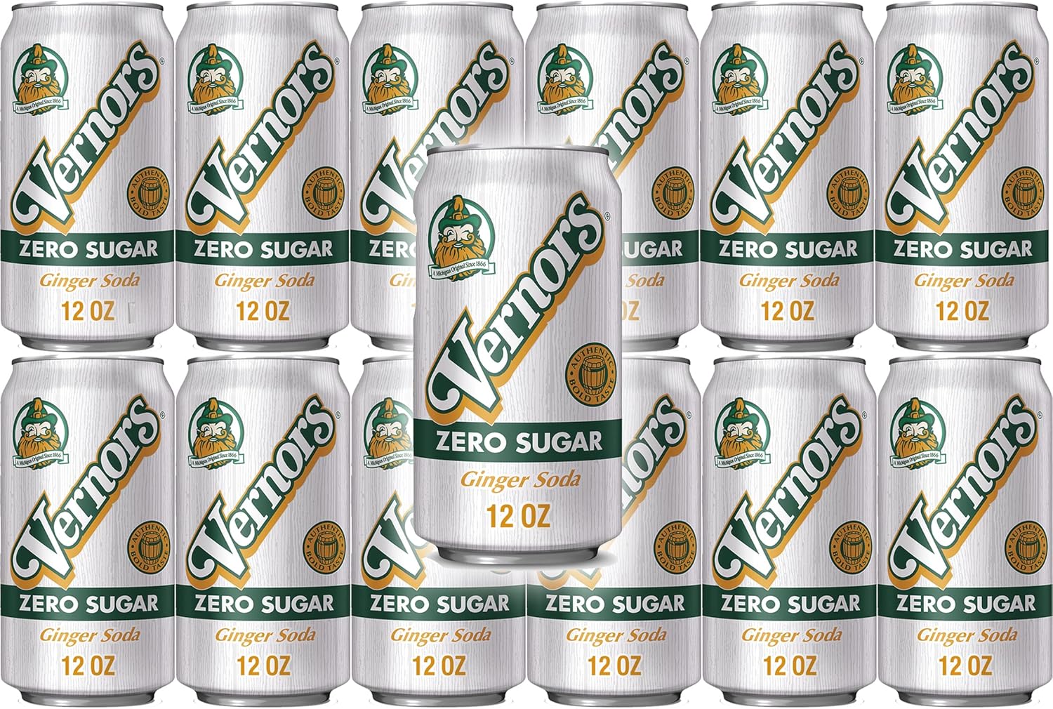 Vernor's Ginger Ale Diet, 12 oz Can (Pack of 12) by Vernor's Amazon