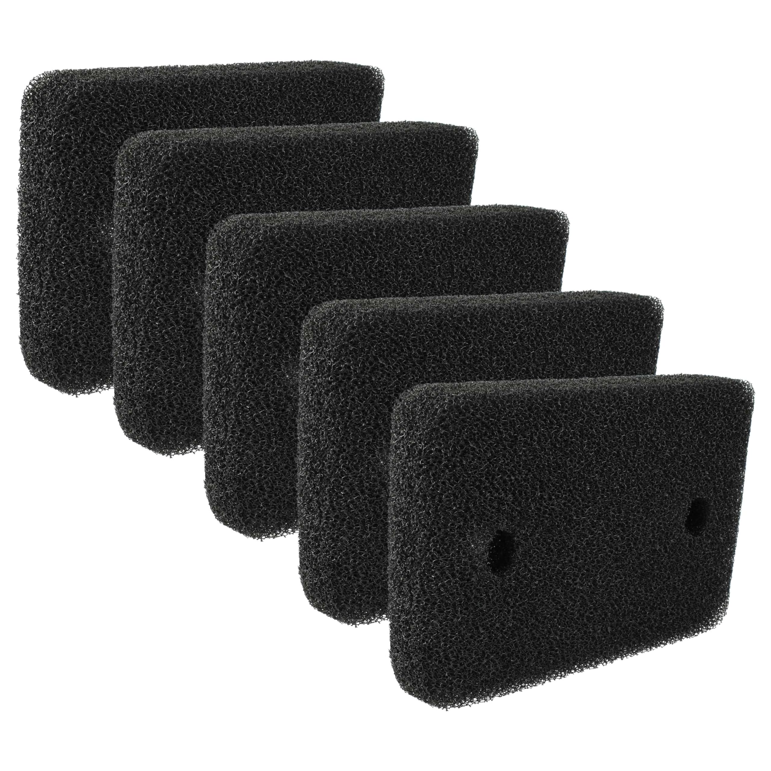 vhbw 5x Feinfilter kompatibel mit Miele T 8627 WP EcoComfort