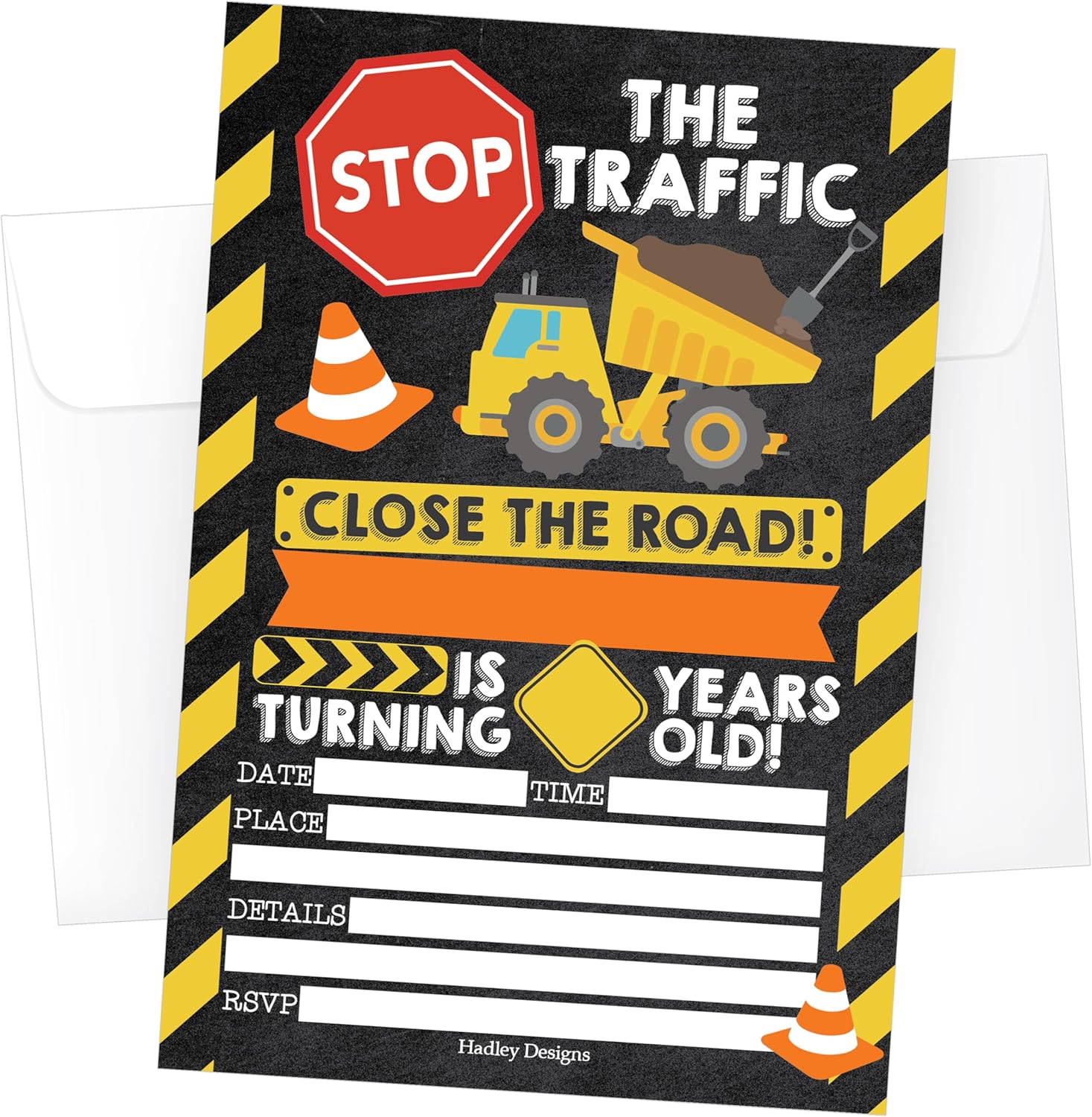 15 Construction Birthday Invitations For Boys - Construction Birthday Invites For Boy, Construction Site Birthday Party Invitations For Boys, Boy Birthday Invitations, Invitations For Birthday Party