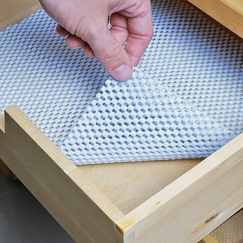 Miniatura 9 de Con-Tact Brand Grip Premium - Forro grueso no adhesivo para estantes y cajones, 20 pulgadas x 4 pies, color azul oscuro