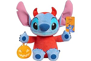 Disney Stitch Pumpkin Halloween Large 15-inch Plushie Stuffed Animal