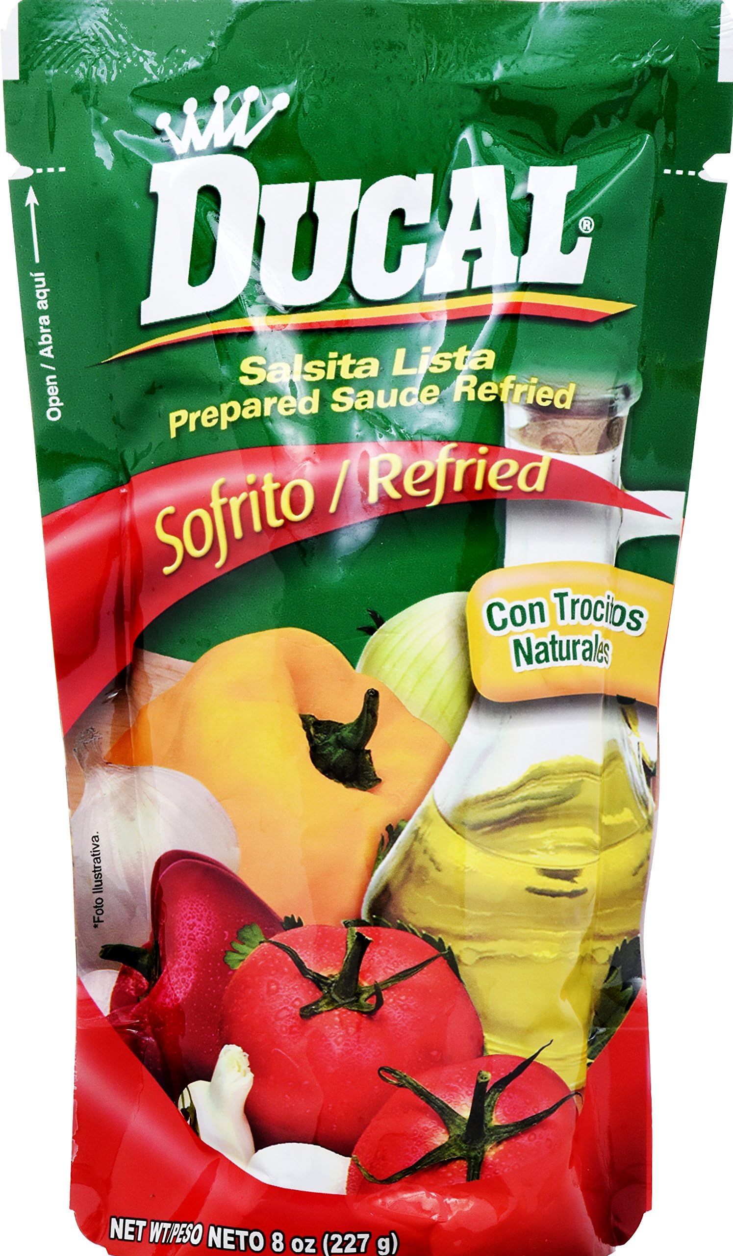 Ducal Tomatina Sofrito Pouch, 8 Ounce (Pack of 24)