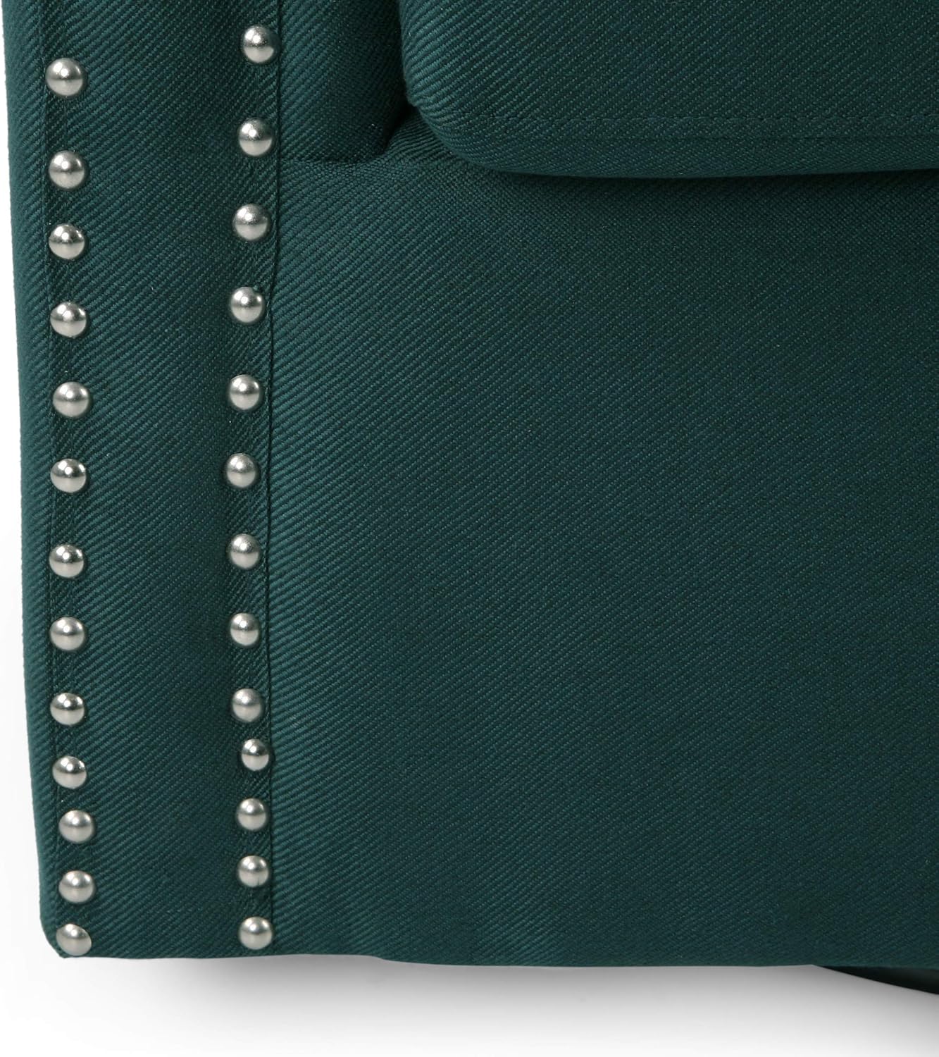 Christopher Knight Home Octavia Contemporary Fabric Swivel Chair, Green, Black 31.25D x 30.25W x 31.25H in