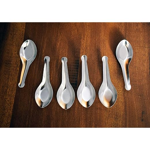 e Global Kitchen Expert Stainless Steel Masala Spoons 15 For
